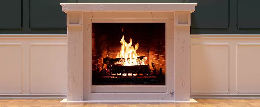 Decorative Electric Fireplace Installation in Boca Raton, Florida