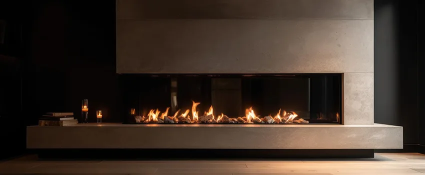 Gas Fireplace Ember Bed Design Services in Boca Raton, Florida